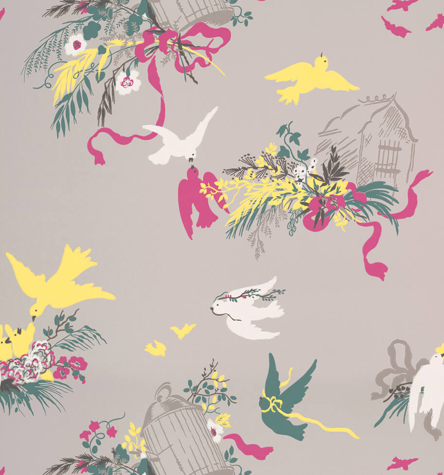 Little Greene Volieres Behang 0263VOFRENC - LAB COLOUR THE WORLD