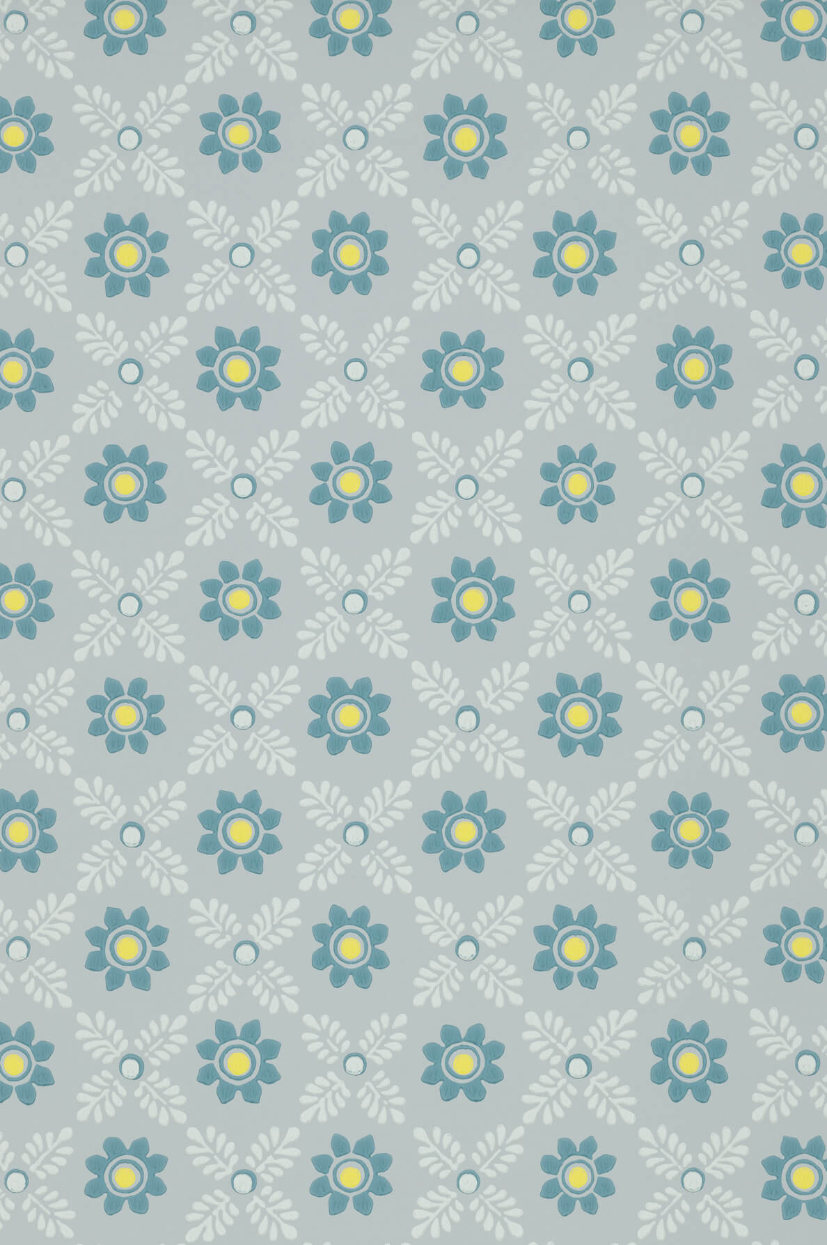 Little Greene Ditsy Block Behang 0267DIBONEZ - LAB COLOUR THE WORLD