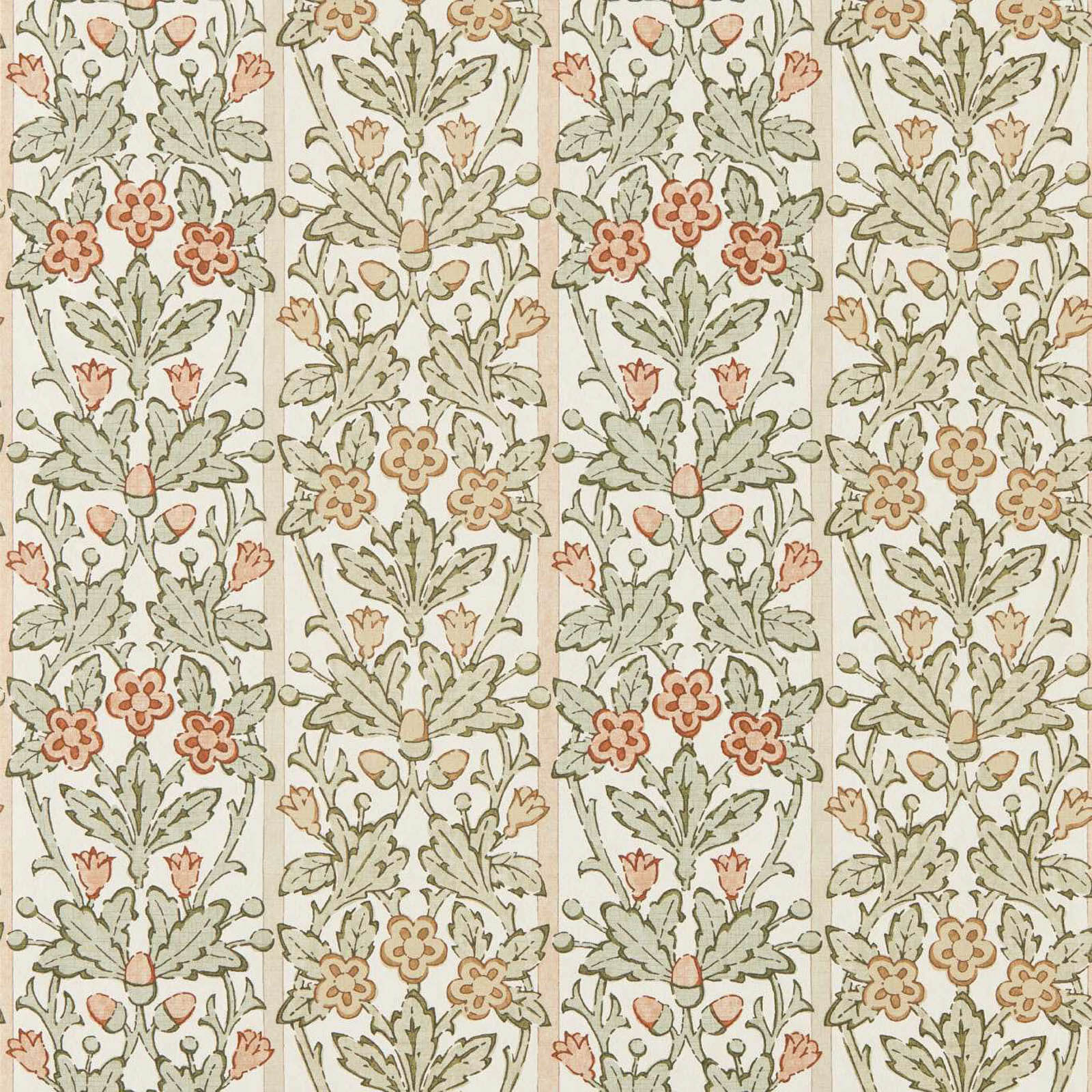 Morris & Co. Oak & Blossom Behang 217589 - LAB COLOUR THE WORLD