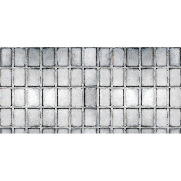 Les Dominotiers Old White Wooden Blanc Et Gris Behang DOM 427