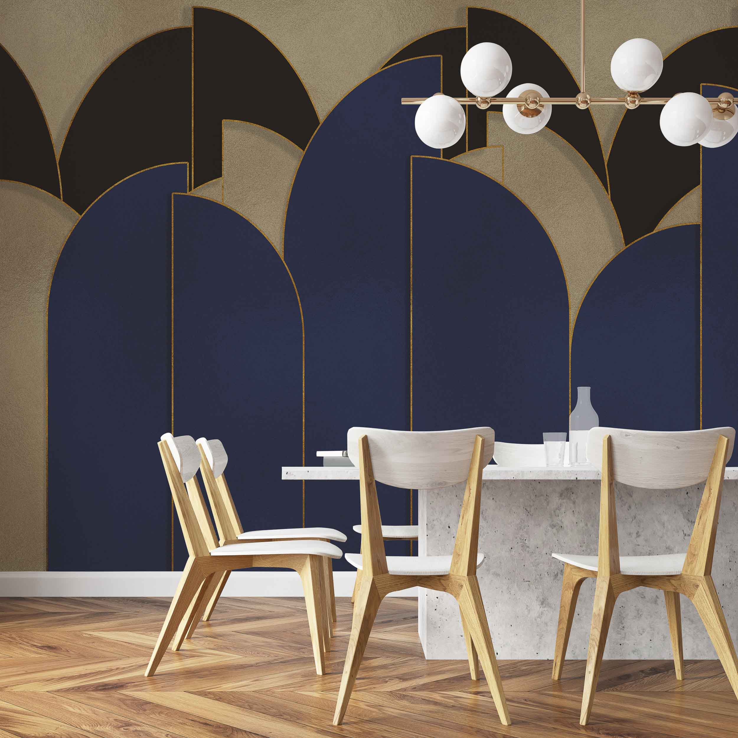 Coordonné Random Metallics Pavilion behang 9600100G sfeer afbeelding 1