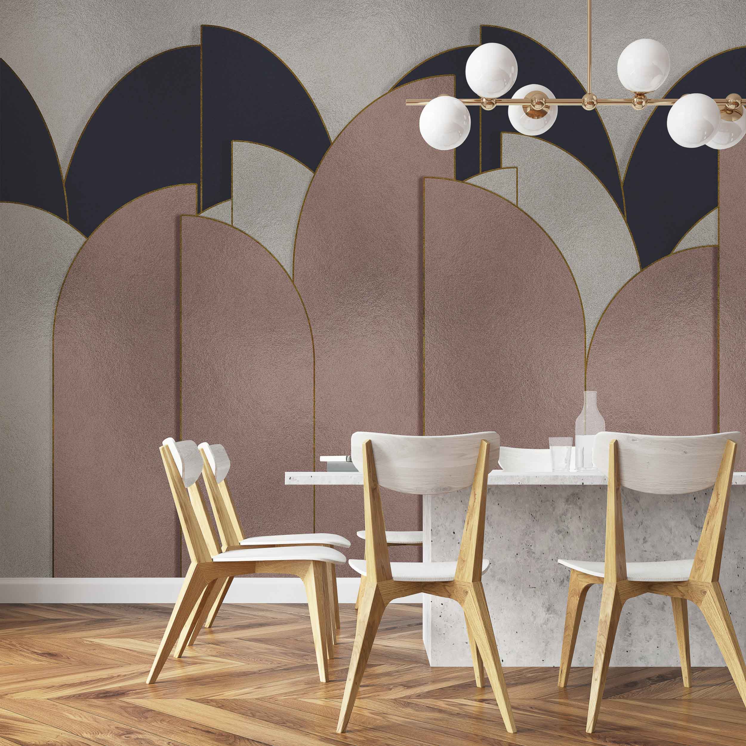 Coordonné Random Metallics Pavilion behang 9600101S sfeer afbeelding 1
