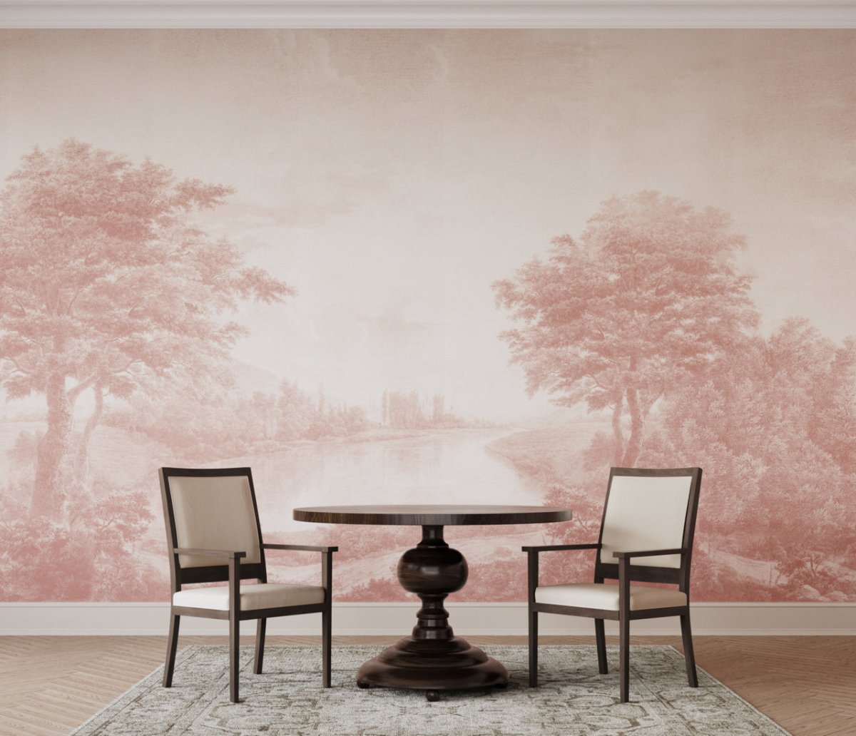 Phillip Jeffries Vista Rose Colored on Marshmallow Manila Hemp 28002 - LAB COLOUR THE WORLD