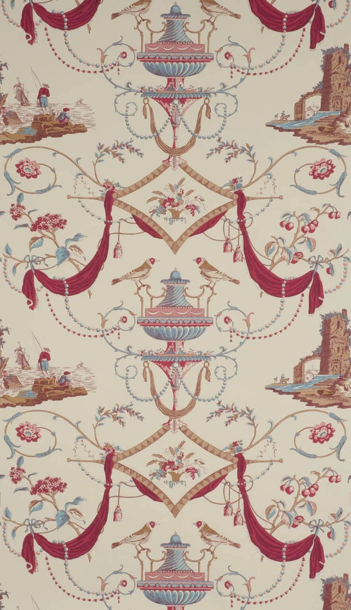 Pierre Frey Bazoches Behang FP164001 - LAB COLOUR THE WORLD