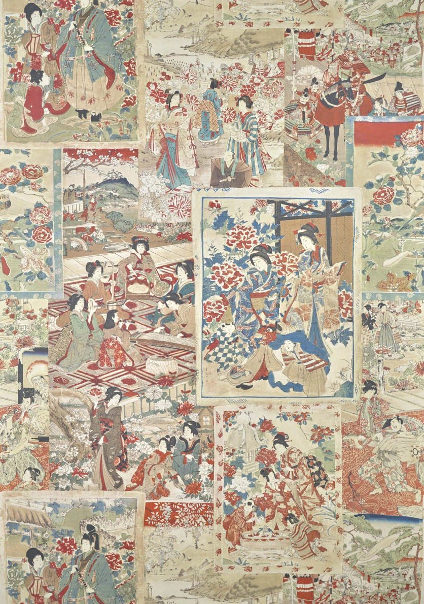 Pierre Frey Ukiyoe Behang FP047001 - LAB COLOUR THE WORLD