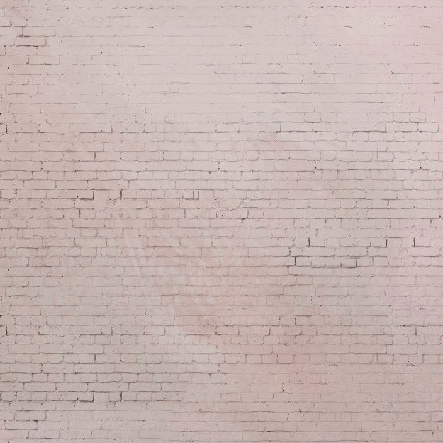 Les Dominotiers Pink Brick Wall Rose Behang DOM 403
