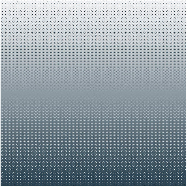 Les Dominotiers Polka Slate Blue Behang DOM 6-4