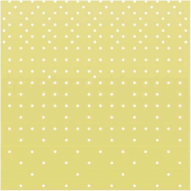 Les Dominotiers Polka Yellow Behang DOM 6-3