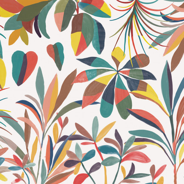 Les Dominotiers Rainbow Leaves Behang DOM 613