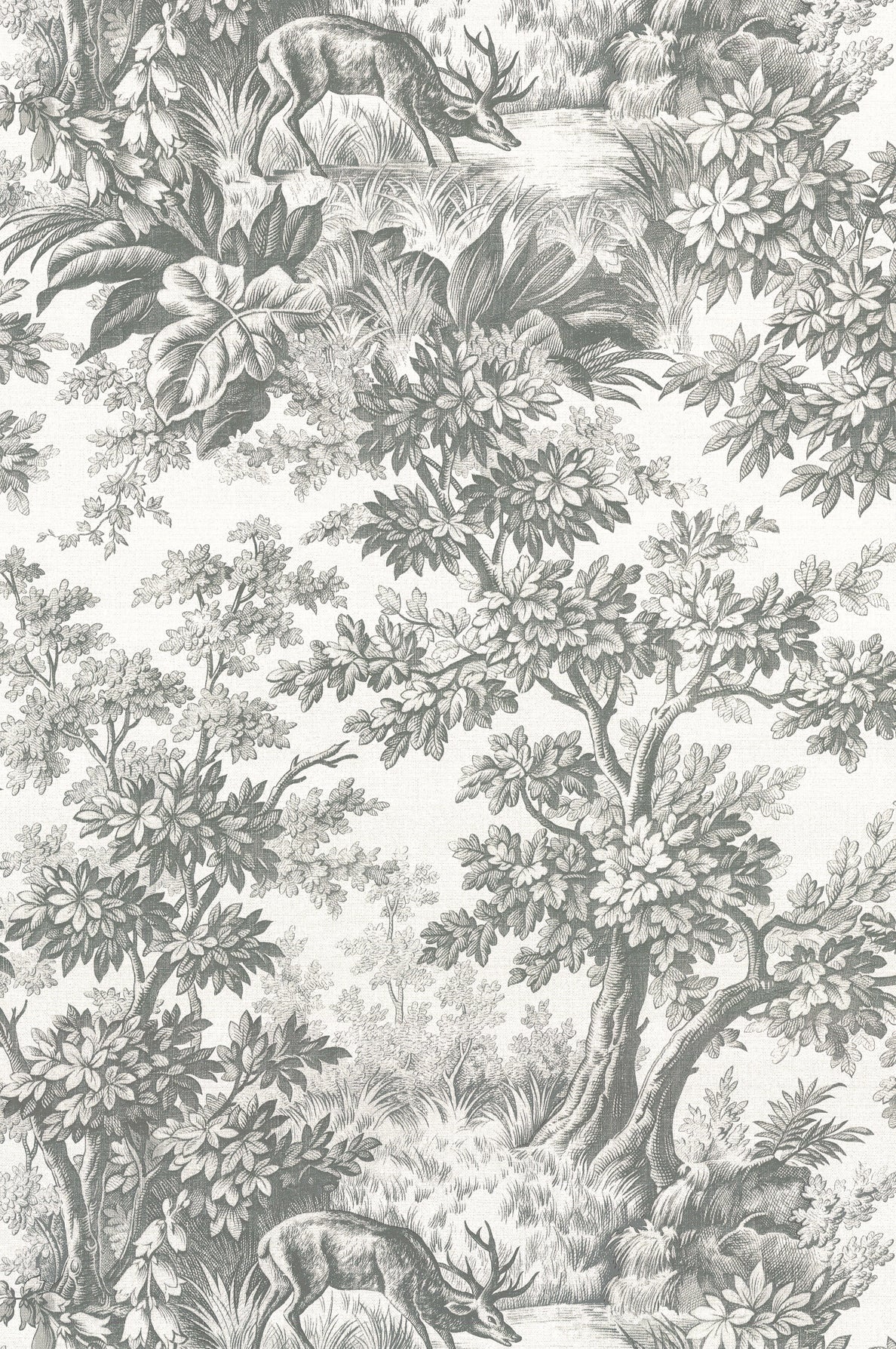 Little Greene Stag Toile Behang 0284SGMOSSZ - LAB COLOUR THE WORLD