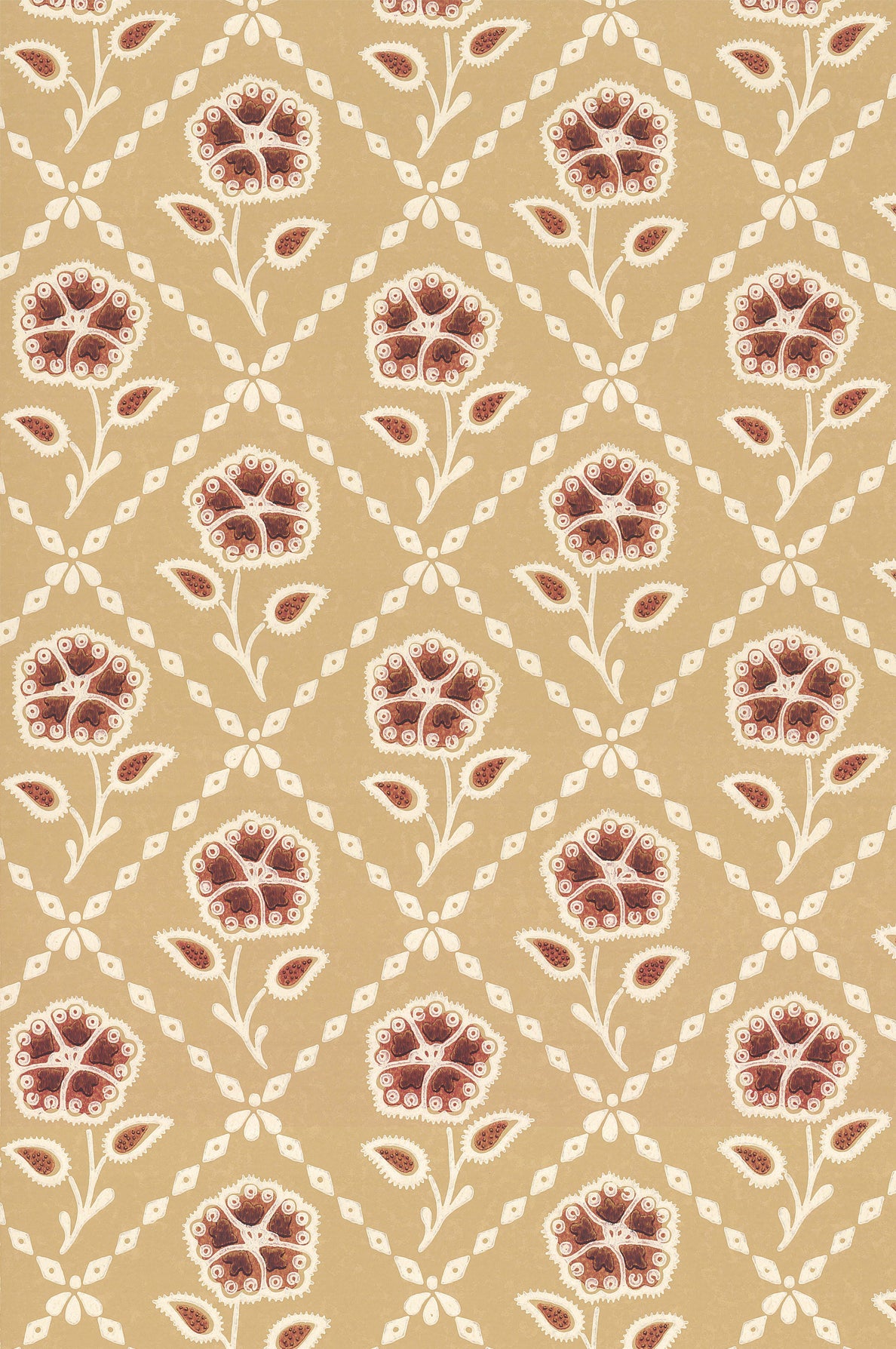 Little Greene Whitehall Behang 0284WHCEDAR - LAB COLOUR THE WORLD