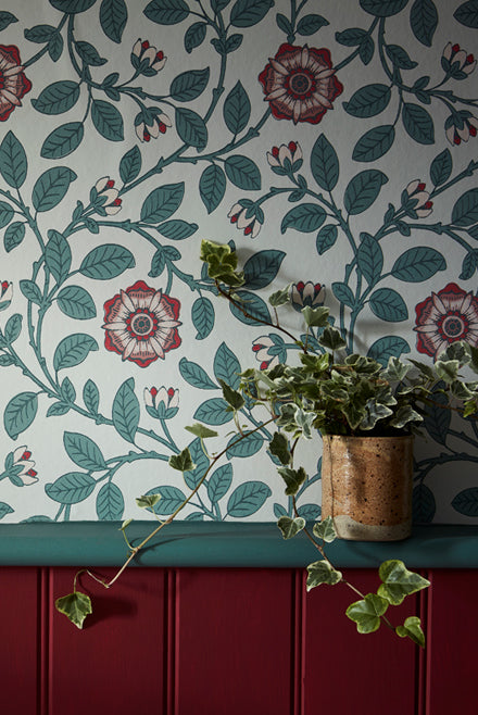 Little Greene Richmond Green Behang 0251RGDORCA - LAB COLOUR THE WORLD