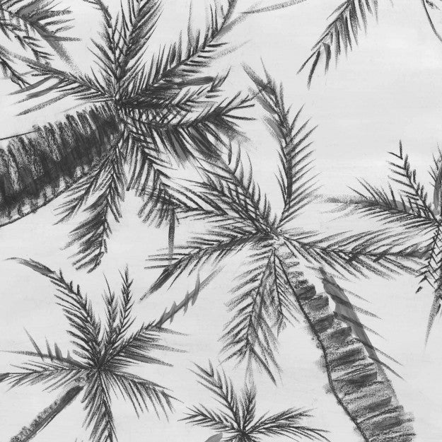 Les Dominotiers Royal Palm Grey Behang DOM 1410-1