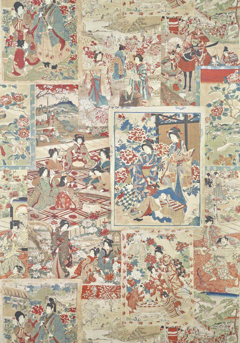 Pierre Frey Ukiyoe Behang FP047001 - LAB COLOUR THE WORLD