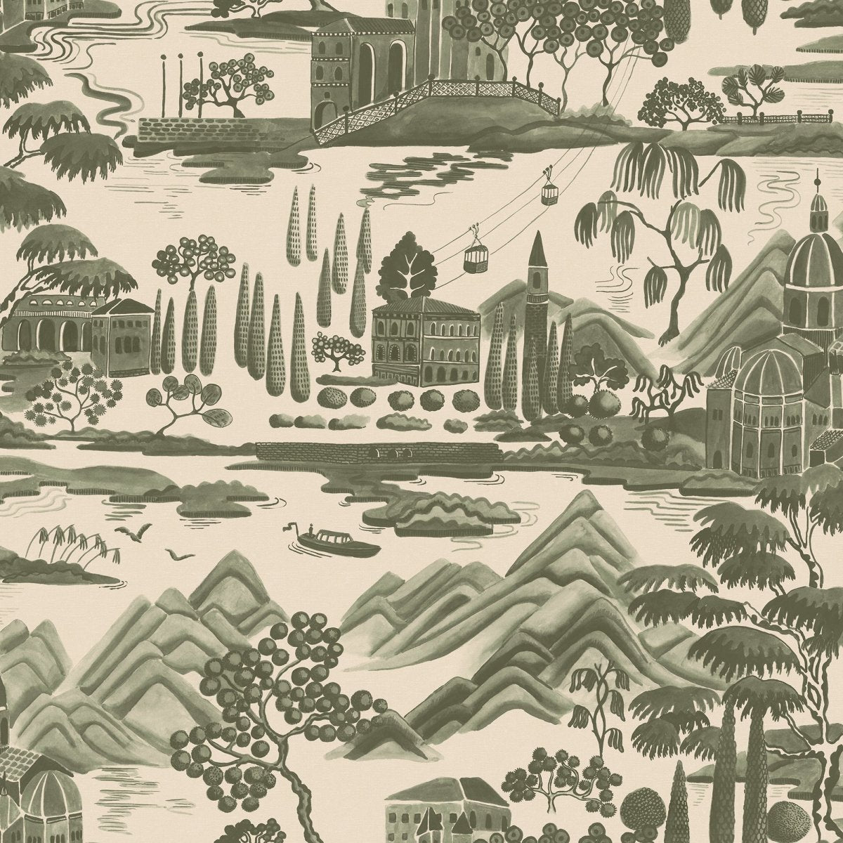 Sandberg Lake Como Behang S10689 - LAB COLOUR THE WORLD