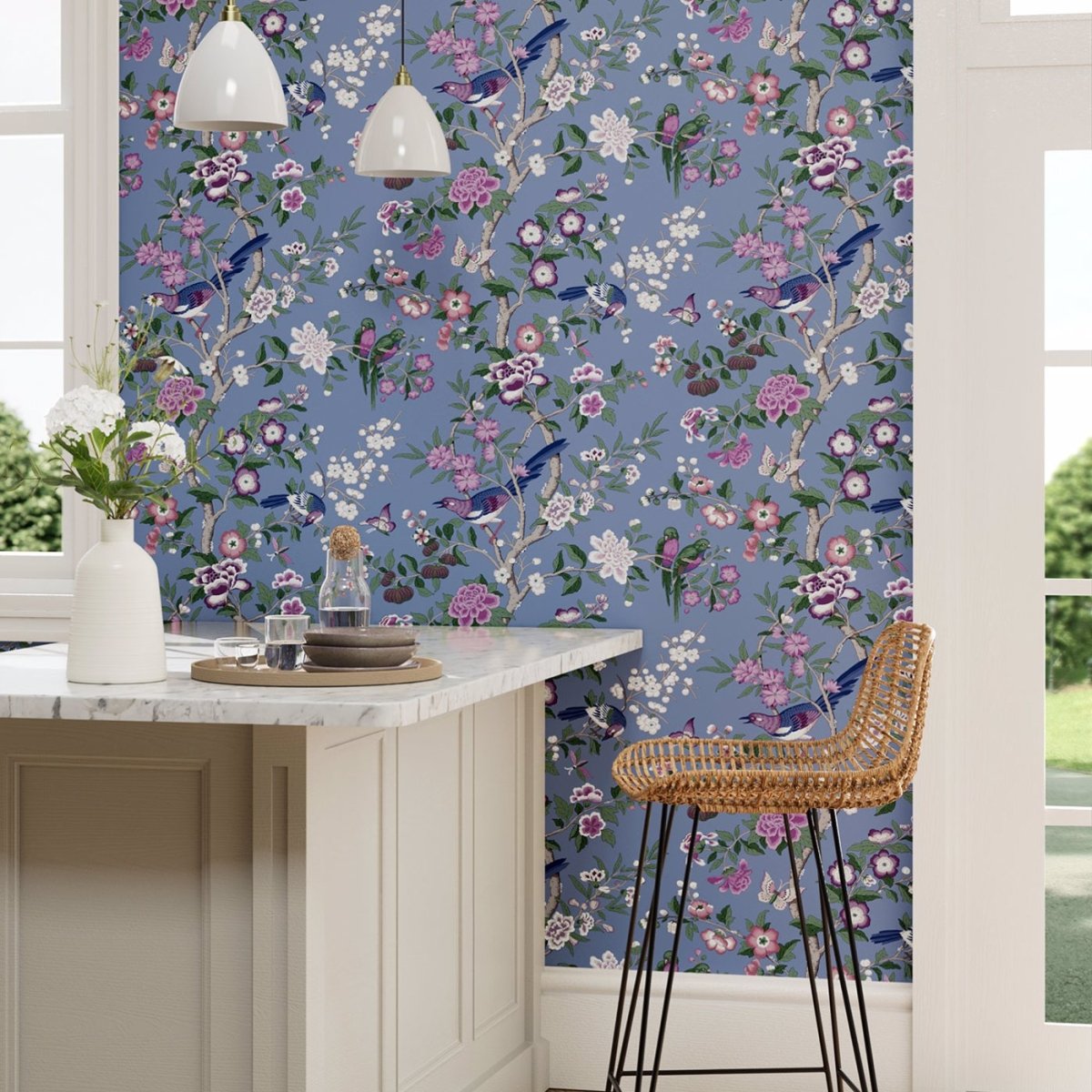 Sanderson Chinoiserie Hall Behang 217111 - LAB COLOUR THE WORLD