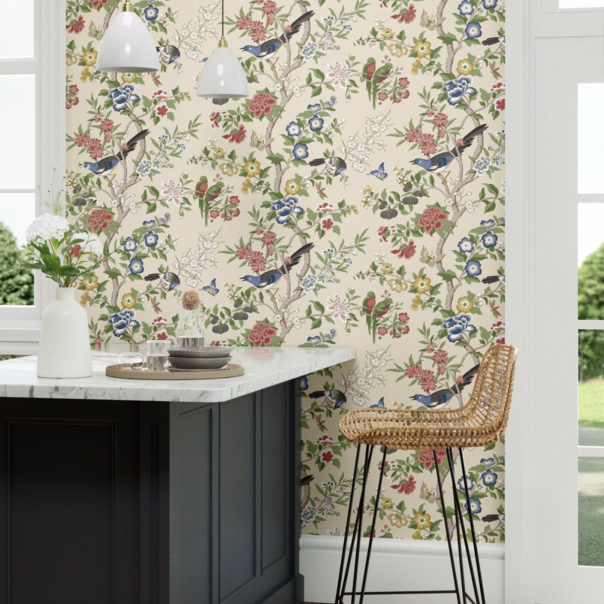 Sanderson Chinoiserie Hall Behang 217113 - LAB COLOUR THE WORLD