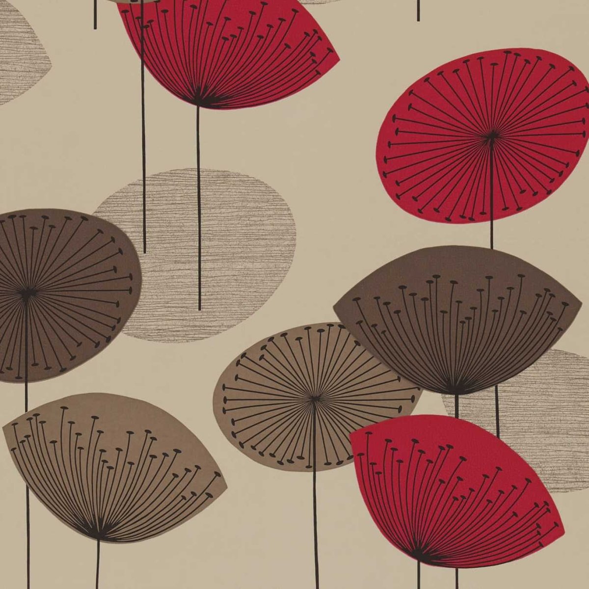 Sanderson Dandelion Clocks Behang DOPWDA101 - LAB COLOUR THE WORLD