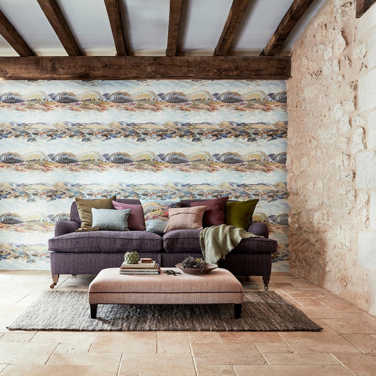 Sanderson Elysian Behang 216594 - LAB COLOUR THE WORLD