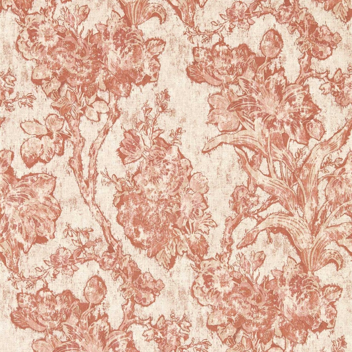 Sanderson Fringed Tulip Toile Behang 217324 - LAB COLOUR THE WORLD