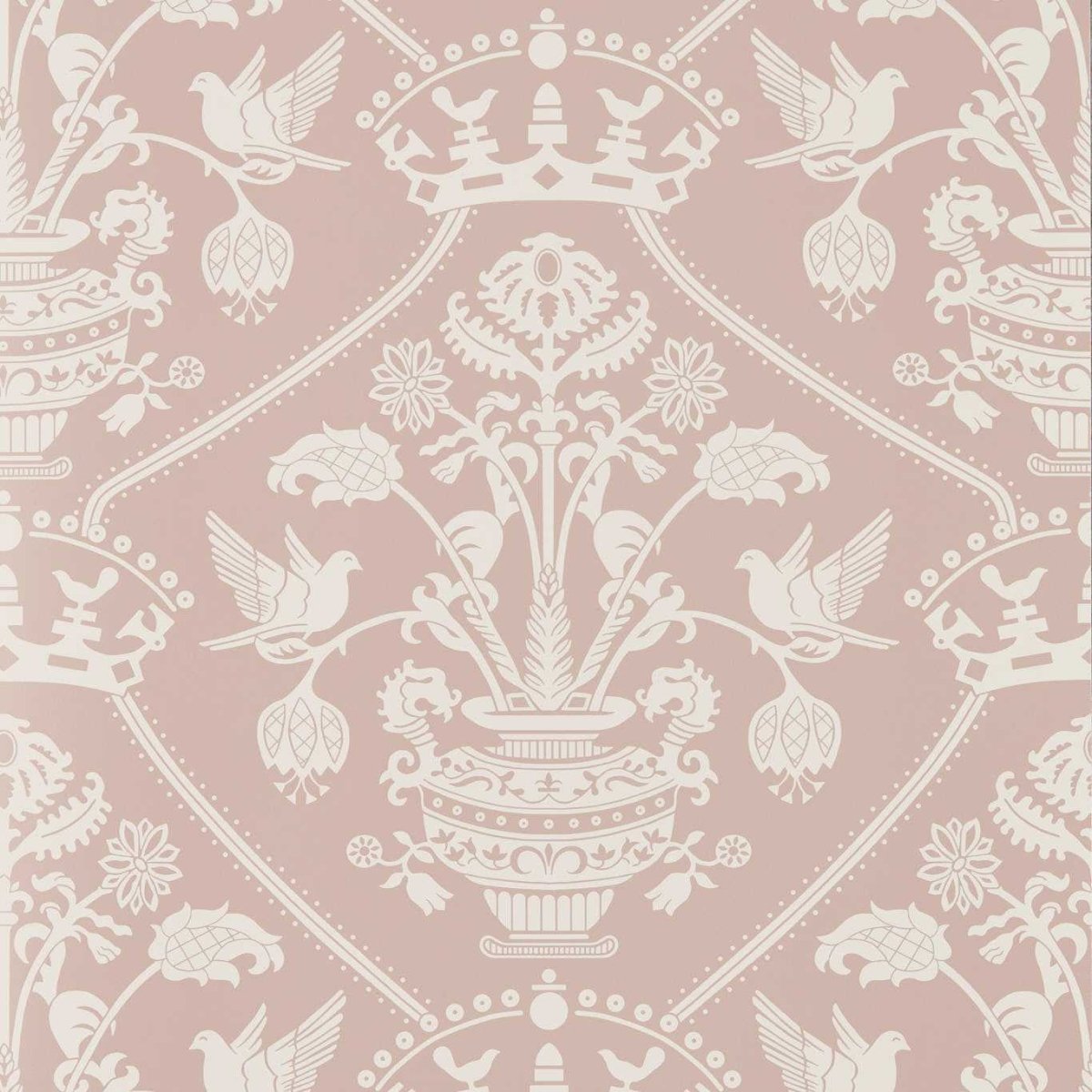 Sanderson Highgrove Damask Behang 217504 - LAB COLOUR THE WORLD