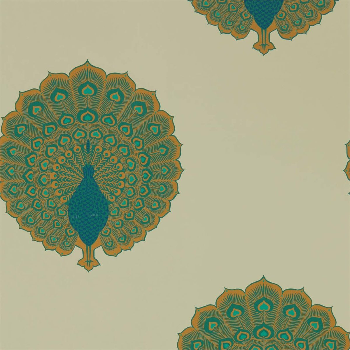 Sanderson Kalapi Behang 216757 - LAB COLOUR THE WORLD