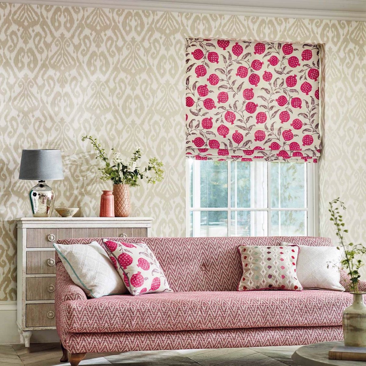 Sanderson Kasuri Behang 216780 - LAB COLOUR THE WORLD