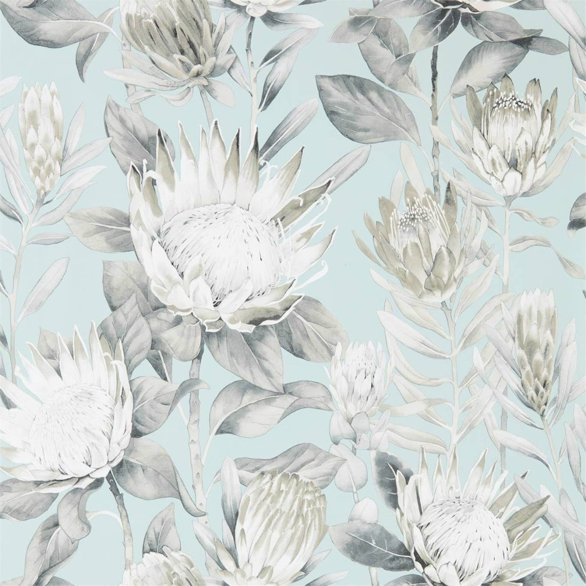 Sanderson King Protea Behang 216645 - LAB COLOUR THE WORLD