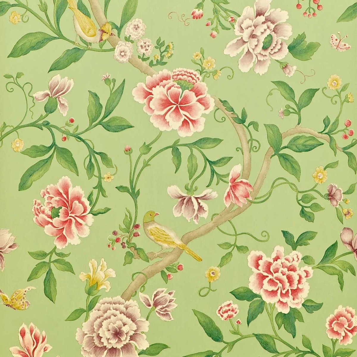 Sanderson Porcelain Garden Behang DCAVPO101 - LAB COLOUR THE WORLD