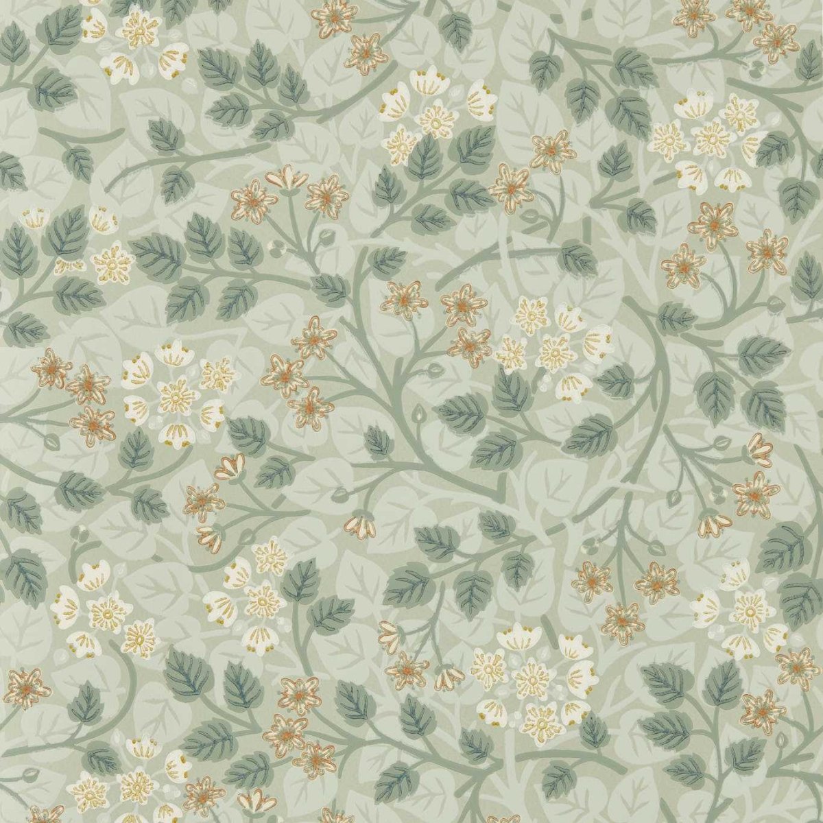 Sanderson Silver Lime Behang 217516 - LAB COLOUR THE WORLD
