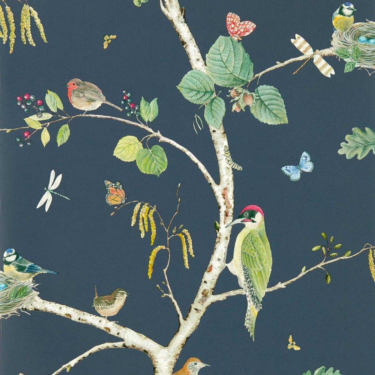 Sanderson Woodland Chorus Behang 217231 - LAB COLOUR THE WORLD