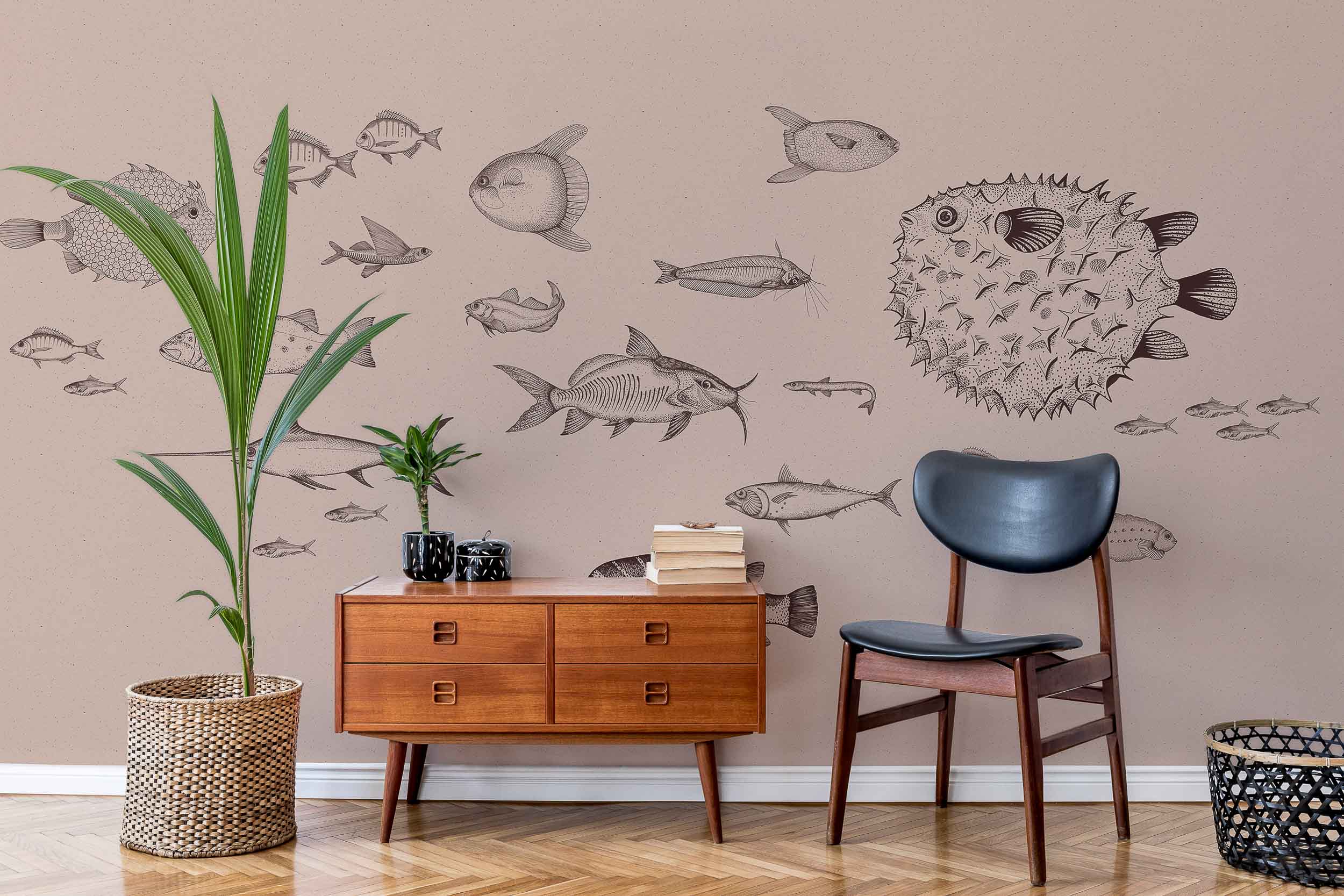 Coordonné Naturae Sea Current behang 9500600 sfeer afbeelding 1