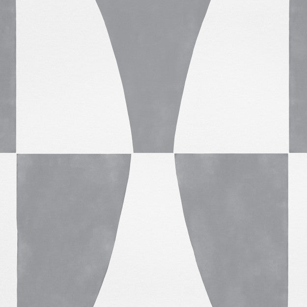 Les Dominotiers Shape Grey Grey Behang DOM 708