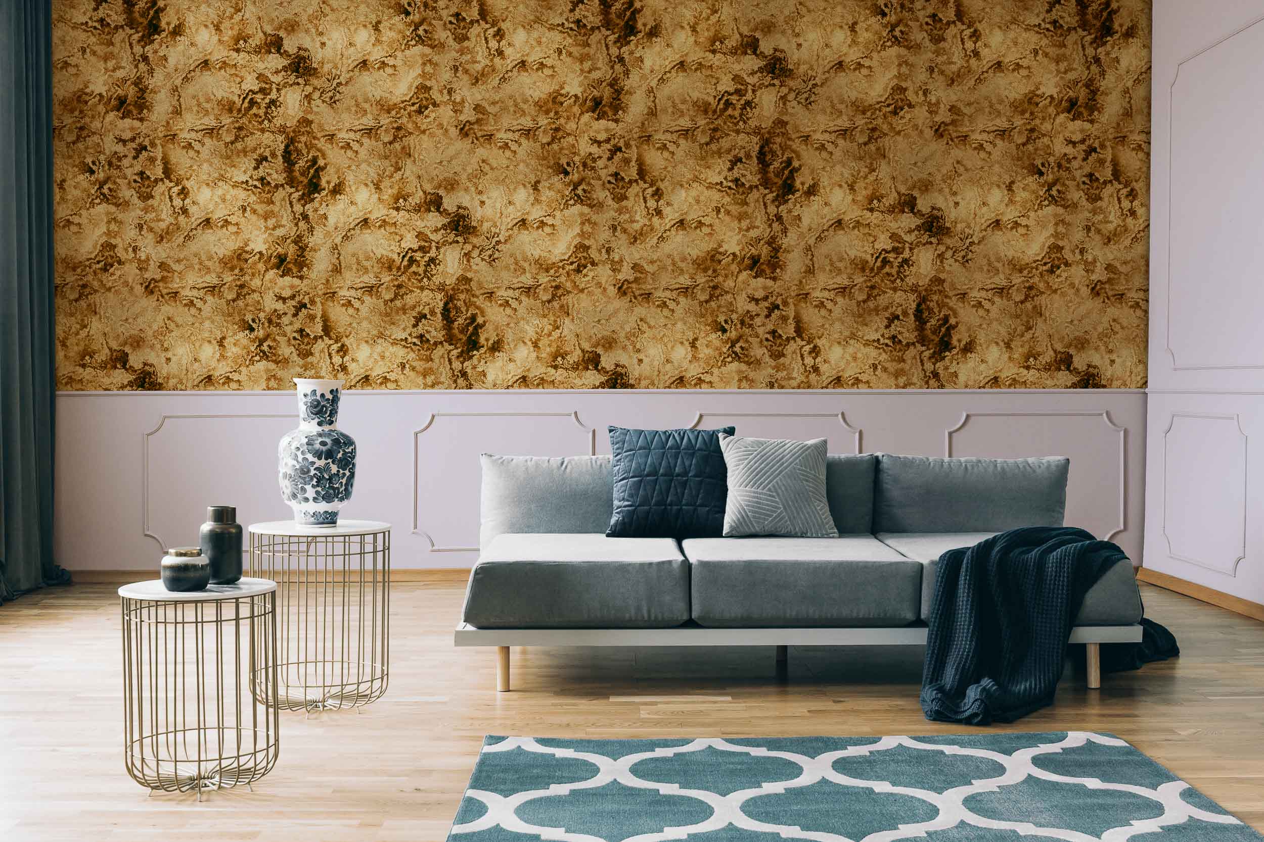 Coordonné Random Metallics Star Colission Extra behang 9600702G sfeer afbeelding 1