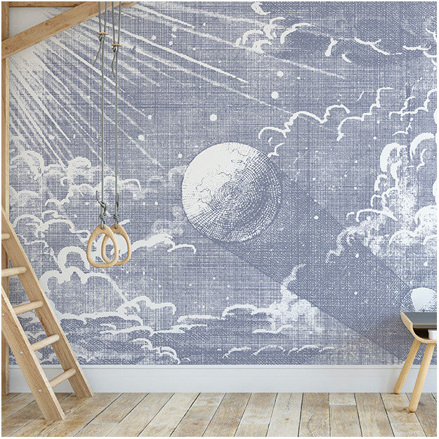 Les Dominotiers Starmap, Midnight Behang DOM 300-1