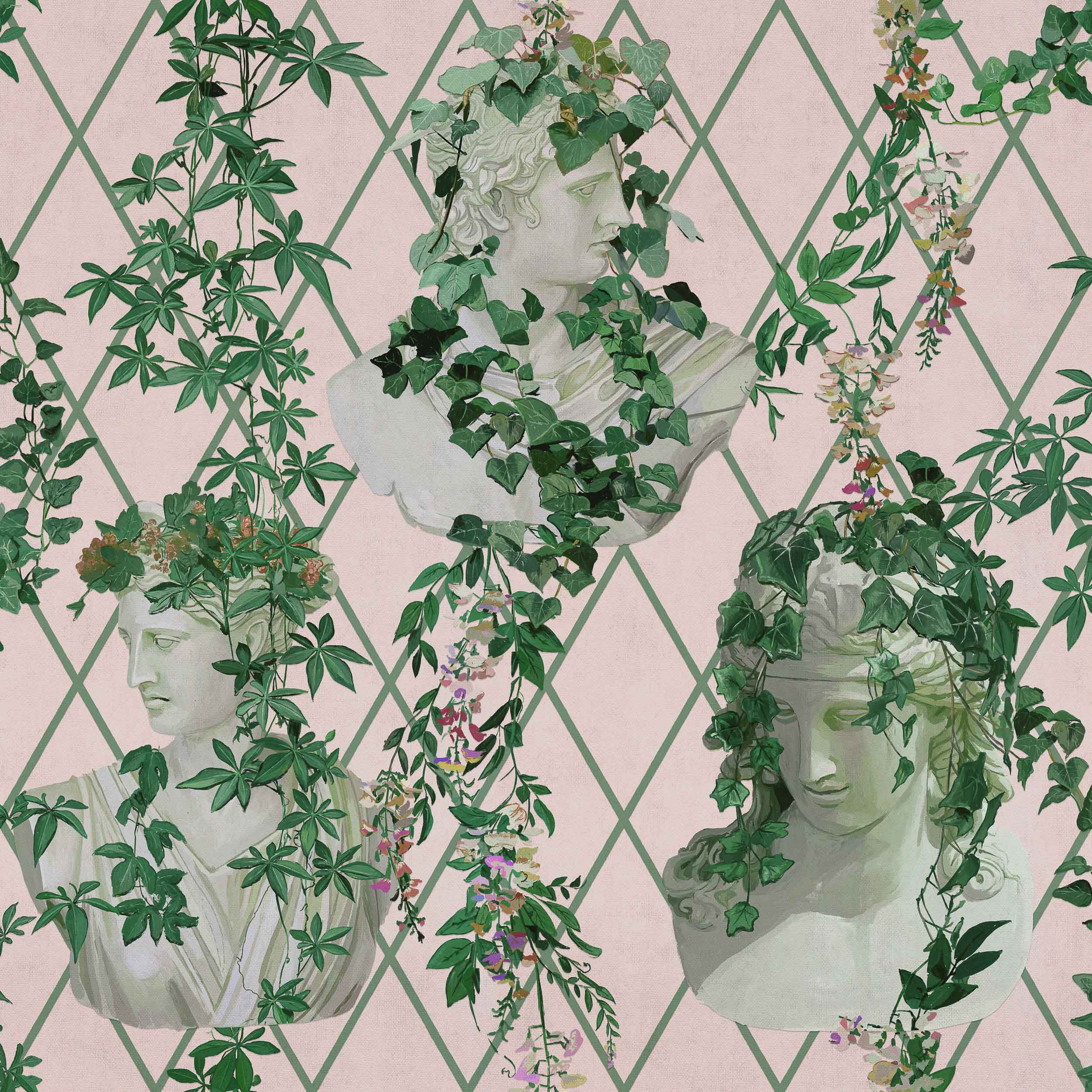 Coordonné Maximalism Statues behang 9300031 behang afbeelding 1