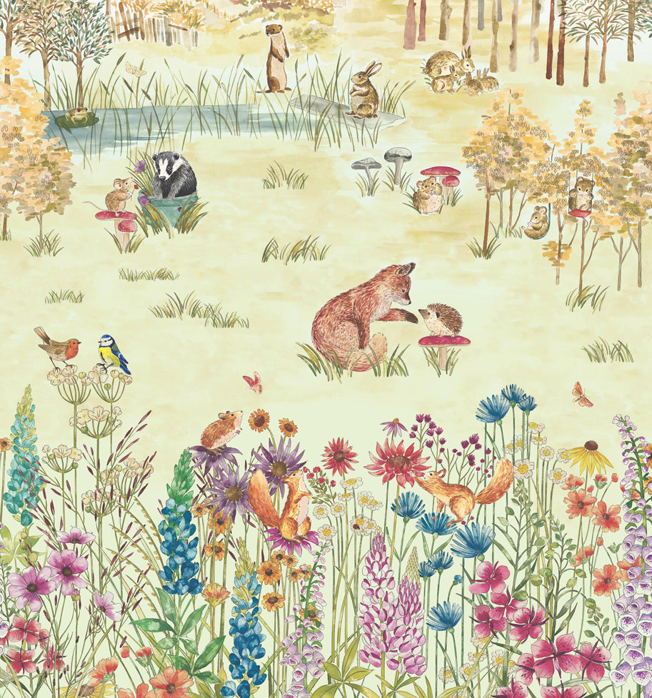 Little Greene Potter's Woodland Behang 0231POHARVE - LAB COLOUR THE WORLD