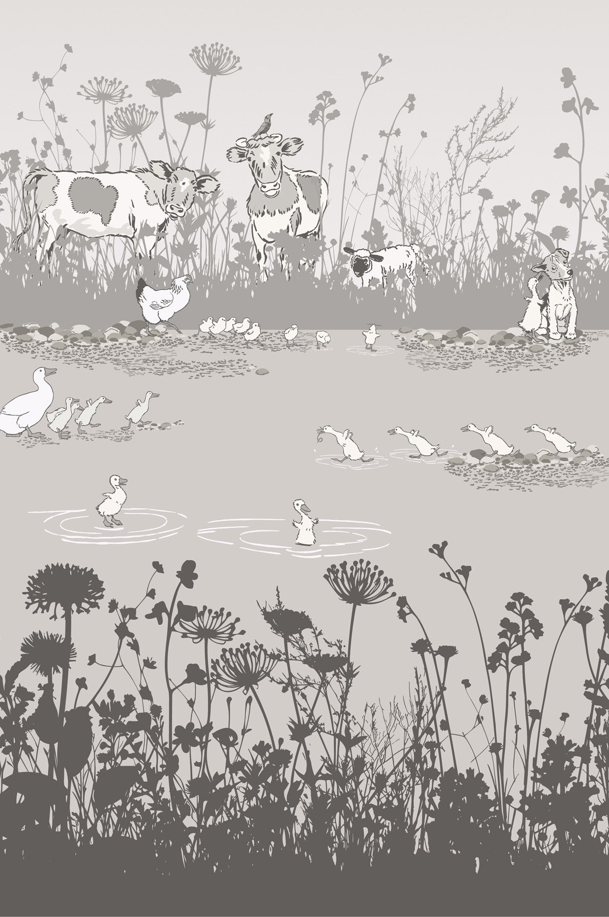 Little Greene Riverside Capers Behang 0231RICLUCK - LAB COLOUR THE WORLD