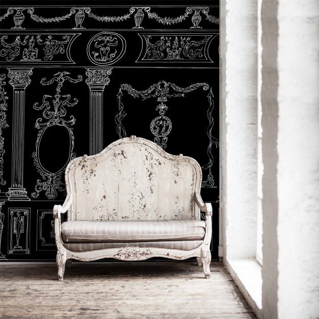 Les Dominotiers Suite Impériale Noir Behang DOM 190-3