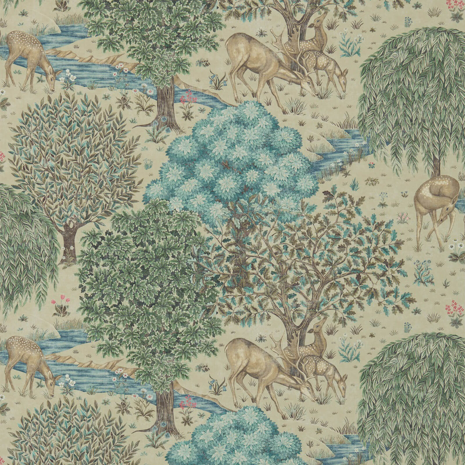 Morris & Co. The Brook Behang 214888 - LAB COLOUR THE WORLD