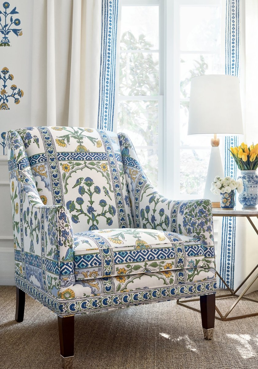 Thibaut Ceylon Indian Flower Behang T10664 - LAB COLOUR THE WORLD