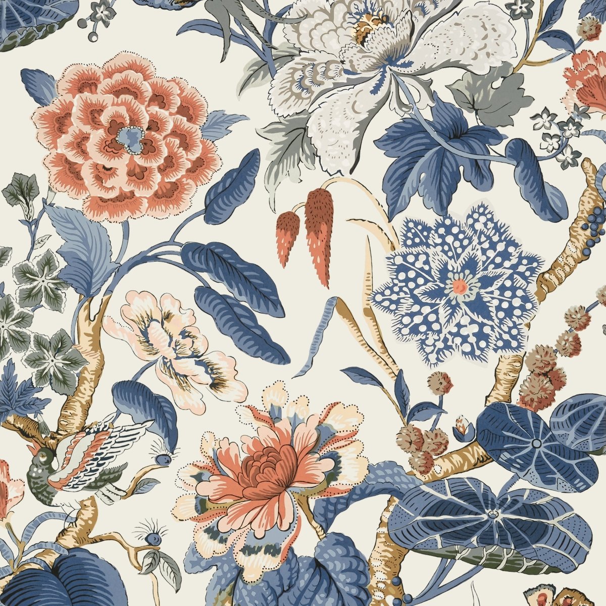 Thibaut Grand Palace Hill Garden Behang T13655 - LAB COLOUR THE WORLD