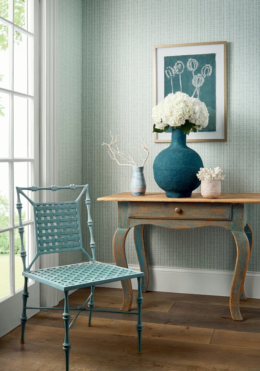 Thibaut Grasscloth Resource 6 Coastline Behang T19628 - LAB COLOUR THE WORLD