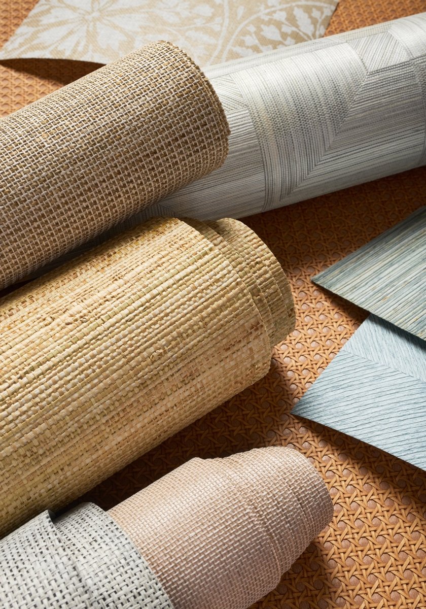 Thibaut Grasscloth Resource 7 Paper Rattan Behang T10387 - LAB COLOUR THE WORLD