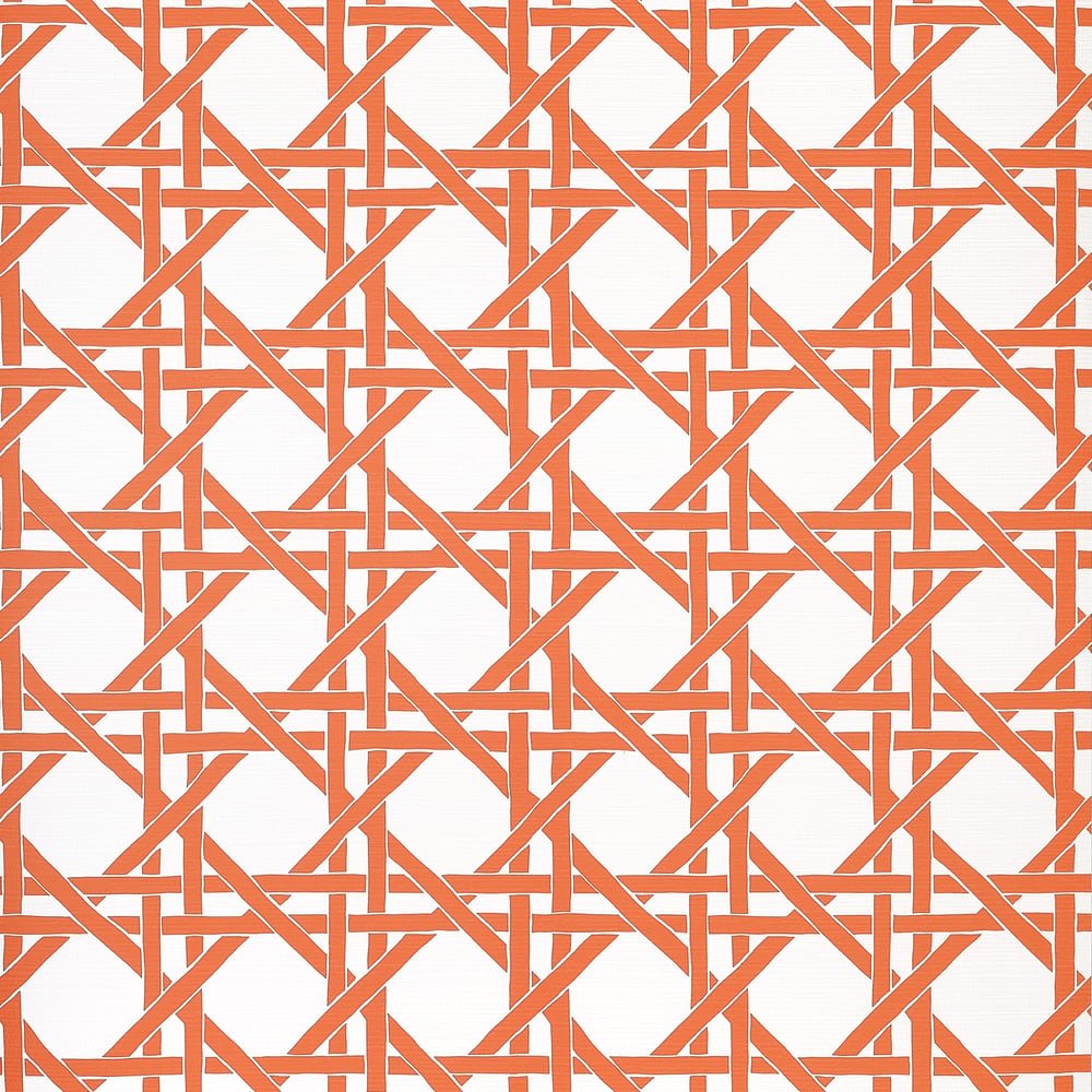 Thibaut Islander CANARY TRELLIS Coral T15818 - LAB COLOUR THE WORLD