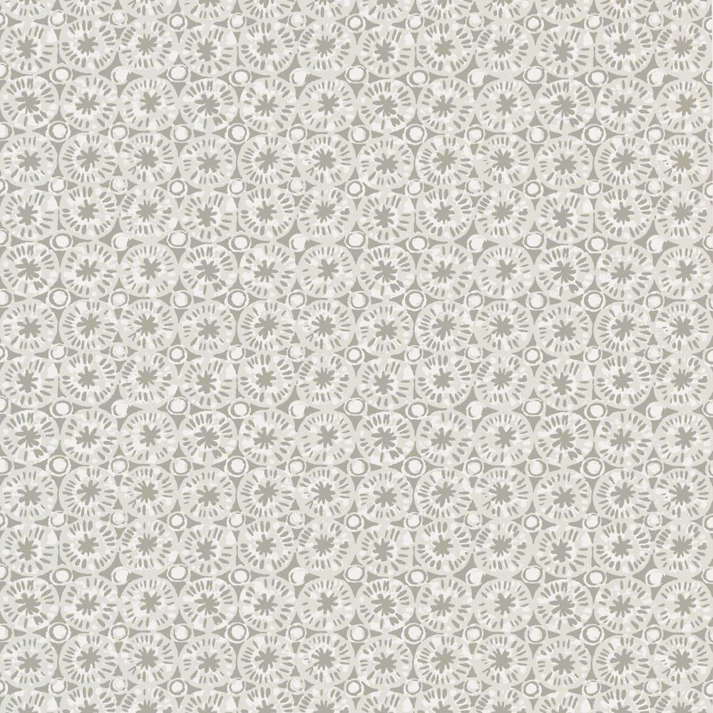 Thibaut Islander SAND DOLLAR Pearl and Charcoal T15859 - LAB COLOUR THE WORLD