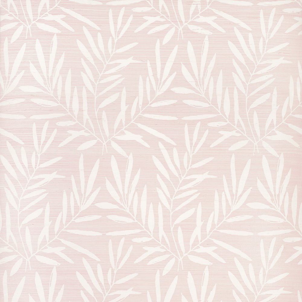 Thibaut Islander SUMMER LEAVES Blush T15803 - LAB COLOUR THE WORLD
