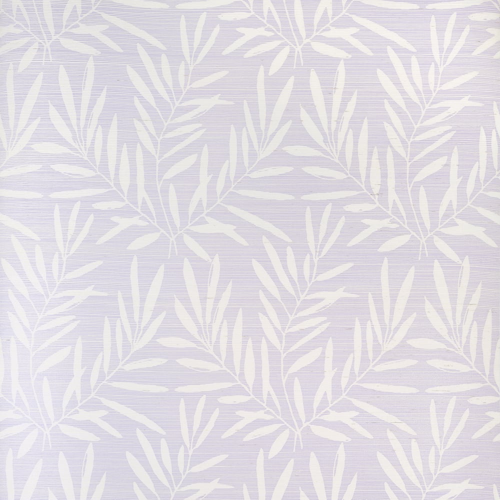 Thibaut Islander SUMMER LEAVES Lavender T15805 - LAB COLOUR THE WORLD