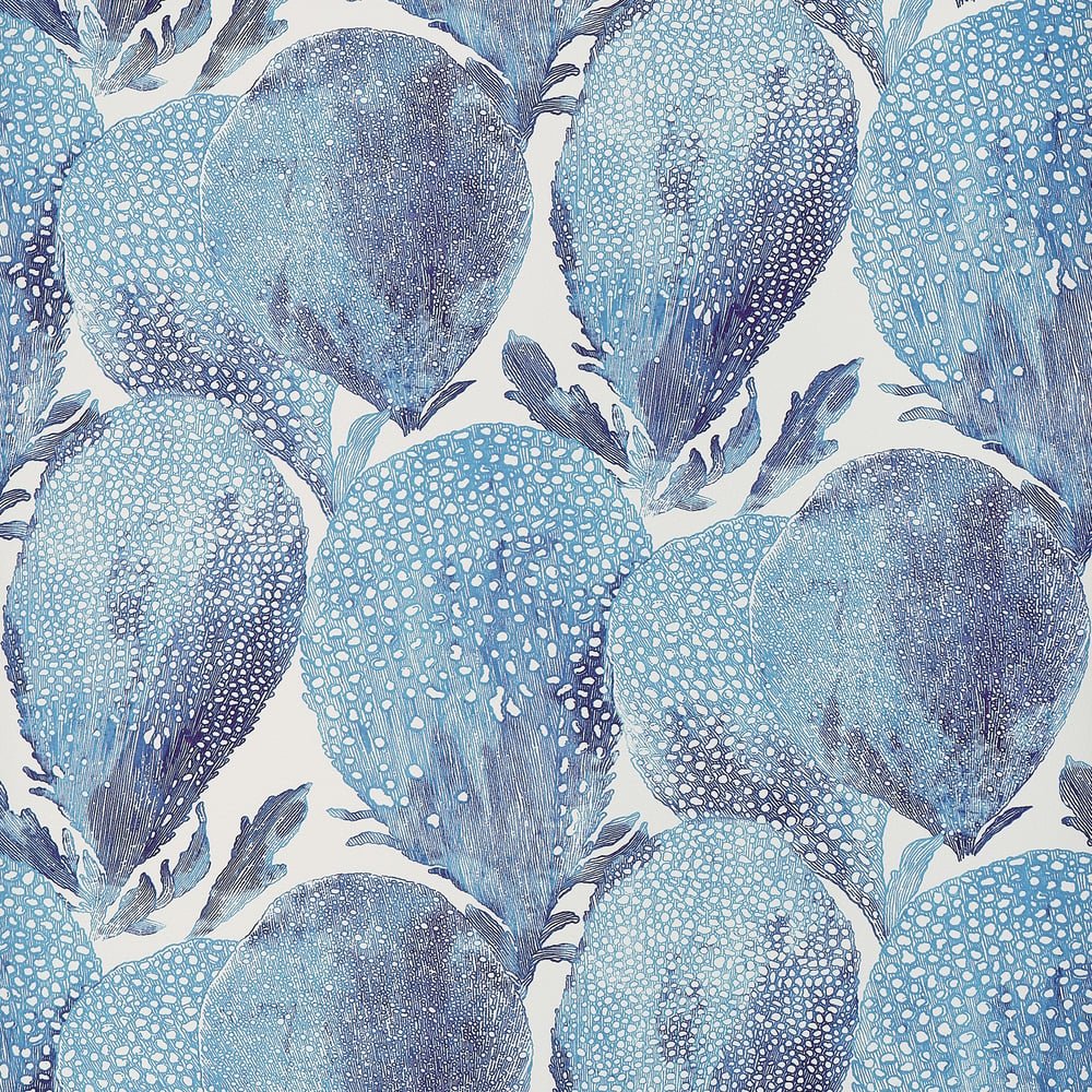 Thibaut Islander UNDER THE SEA Turquoise and Plum T15823 - LAB COLOUR THE WORLD