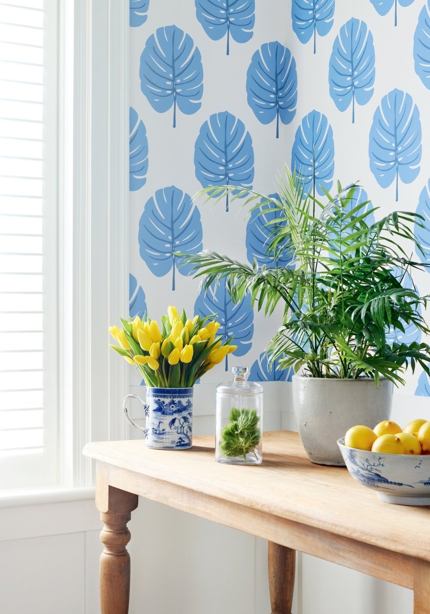 Thibaut Palm Grove Monstera Behang T13953 - LAB COLOUR THE WORLD
